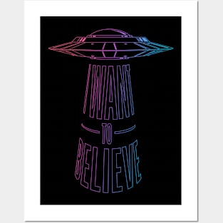 I WANT TO BELIEVE Posters and Art